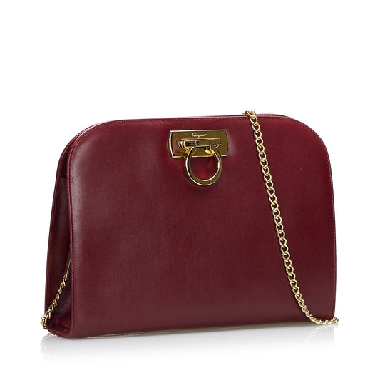 Gancini Chain Shoulder Bag