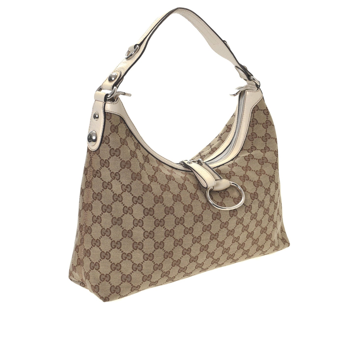 GG Canvas Icon Bit Hobo Bag